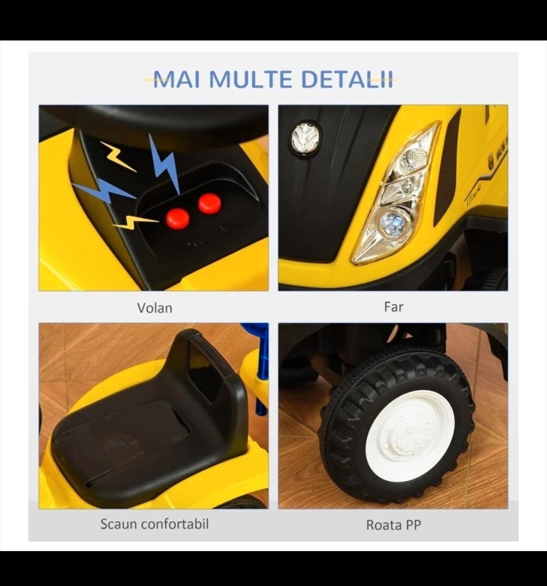 Detské odrážadlo traktor - 8