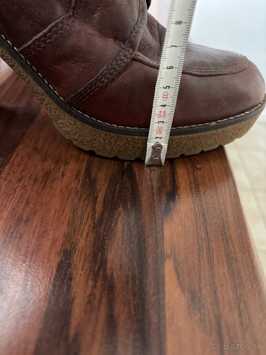 Kožené topánky na opätku - 8