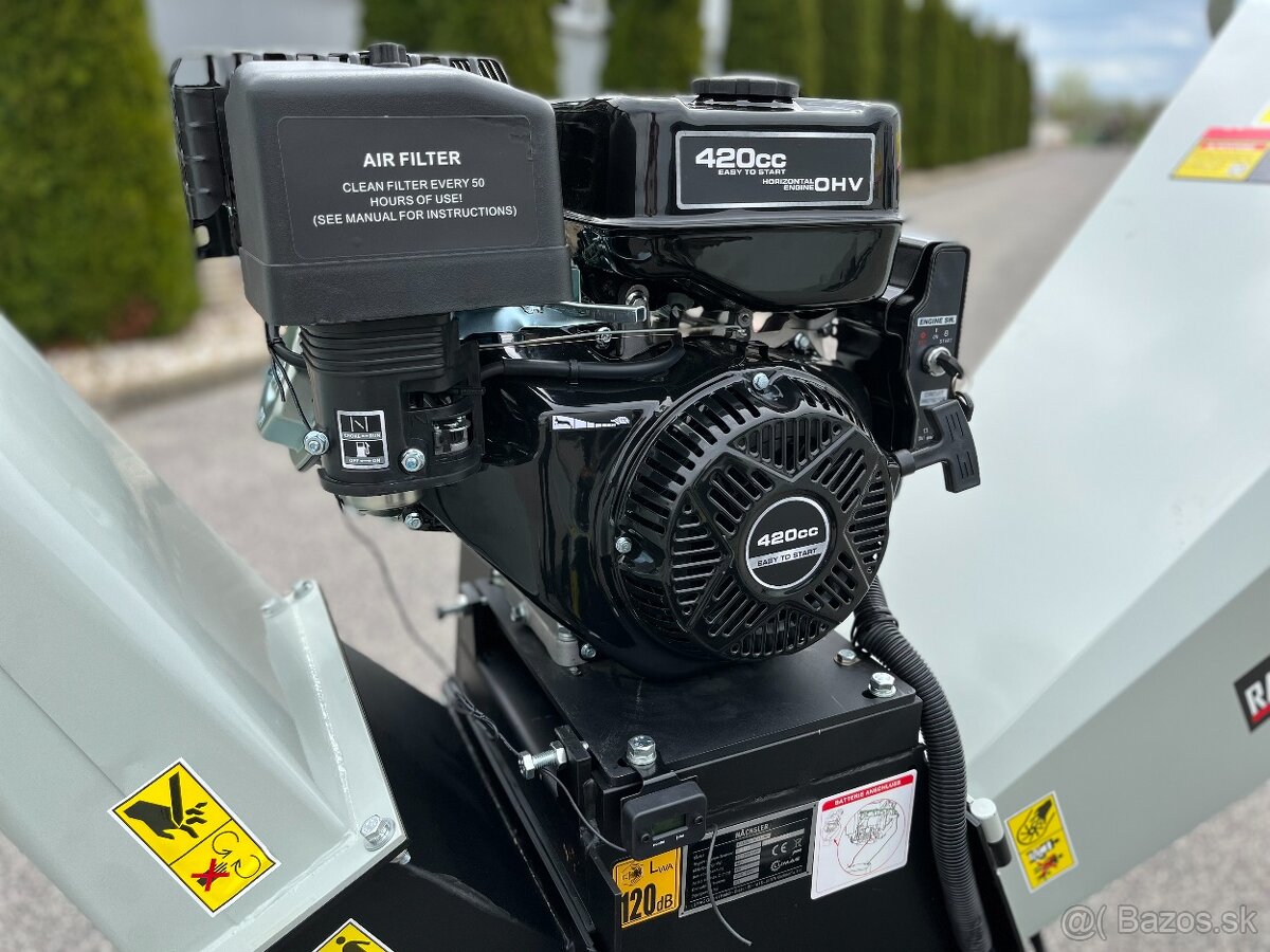 Benzínový štiepkovač na drevo LUMAG RAMBO-HC15PRO - 8