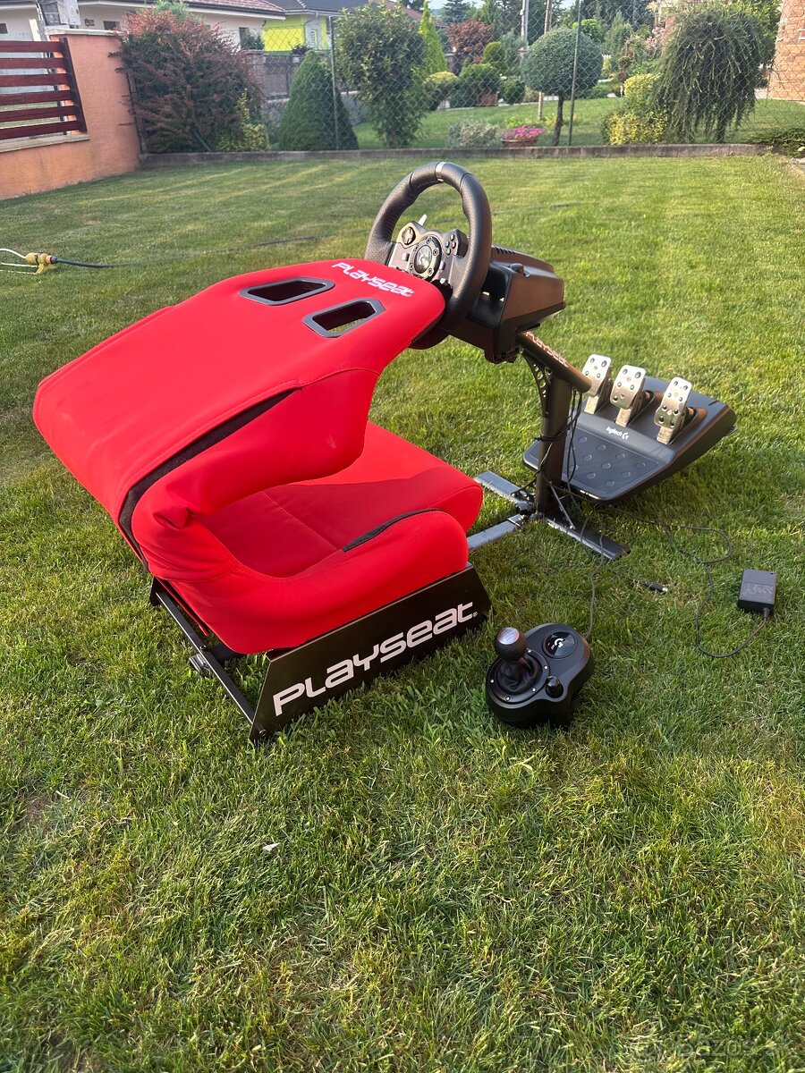 Logitech g920 + playseat ako nové ✅ - 8
