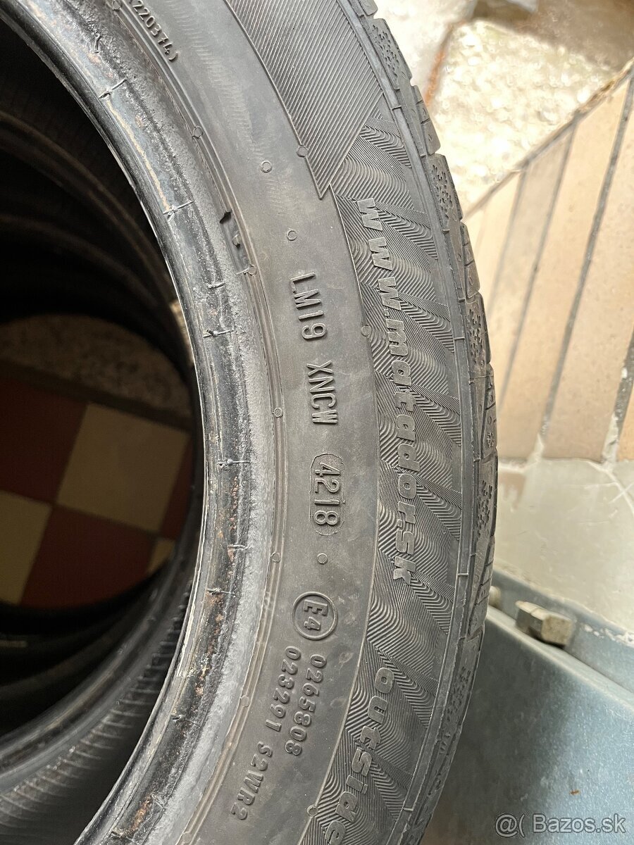 Pneu 195/55 R16 zimne, dojazd - 8