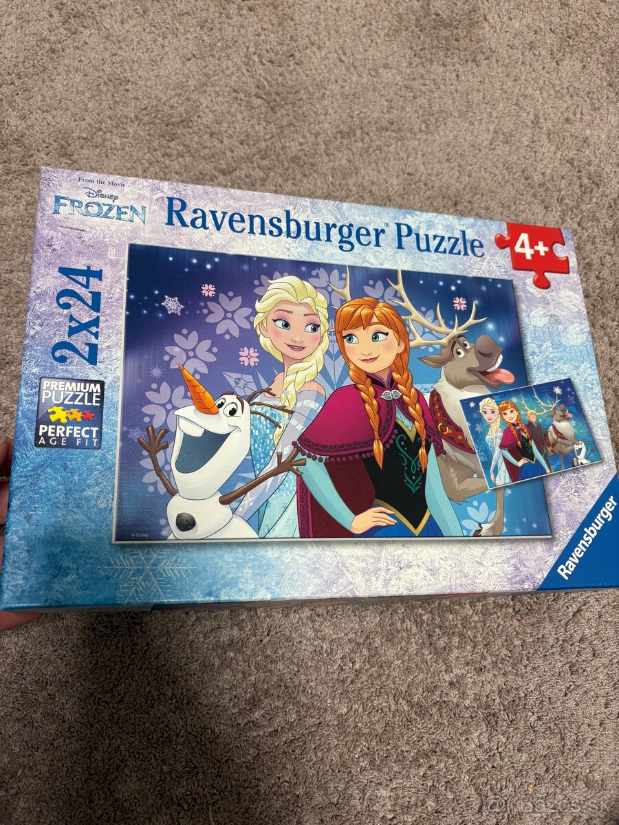 Detske puzzle frozen / trolovia - 8