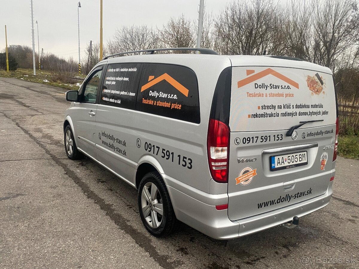 Mercedes Viano 220 , 120kw,r.v.12/2010 , 8 miestne , automat - 8