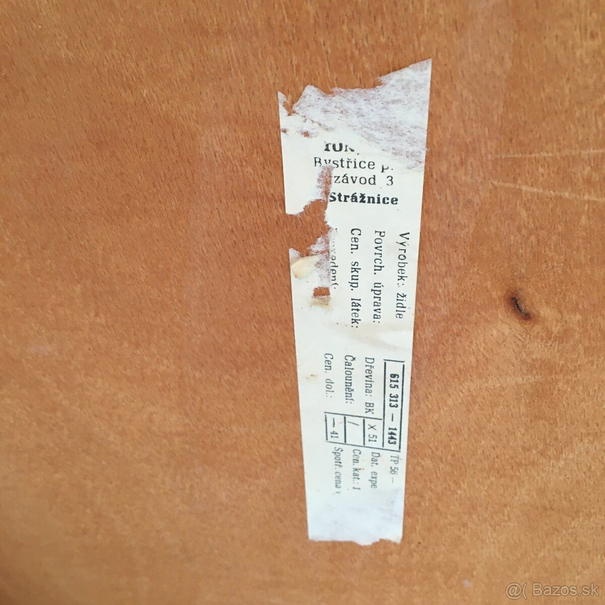 Retro Stolicka TON vysoka 4ks Vintage - 8