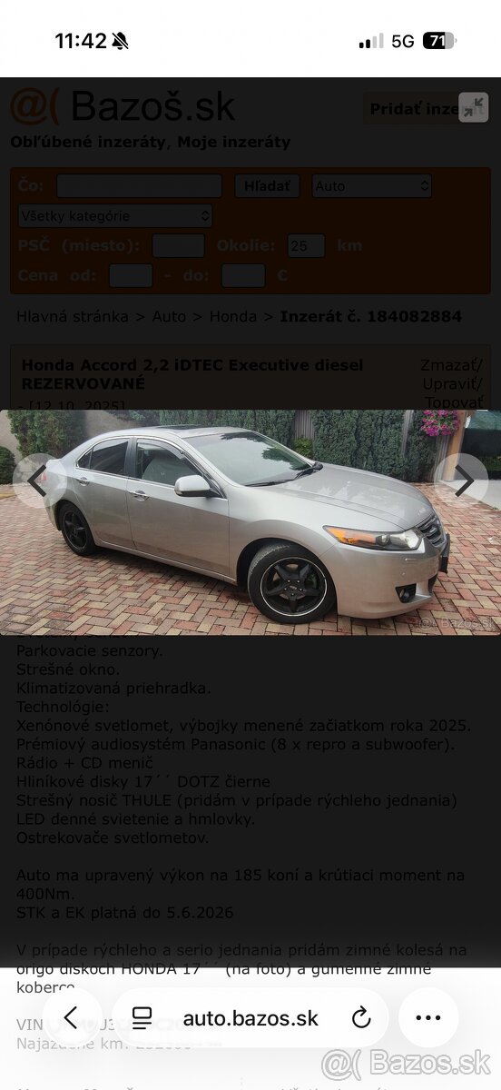 Honda accord 2.2 executive - 8
