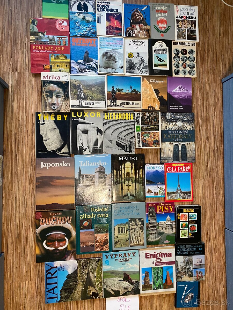 knihy o hudbe, umení, cestopisy, monografie... - 8