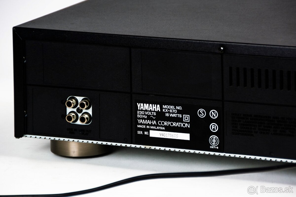 YAMAHA KX-670 / najvyšší model, 3 hlavy, 3 motory - 8