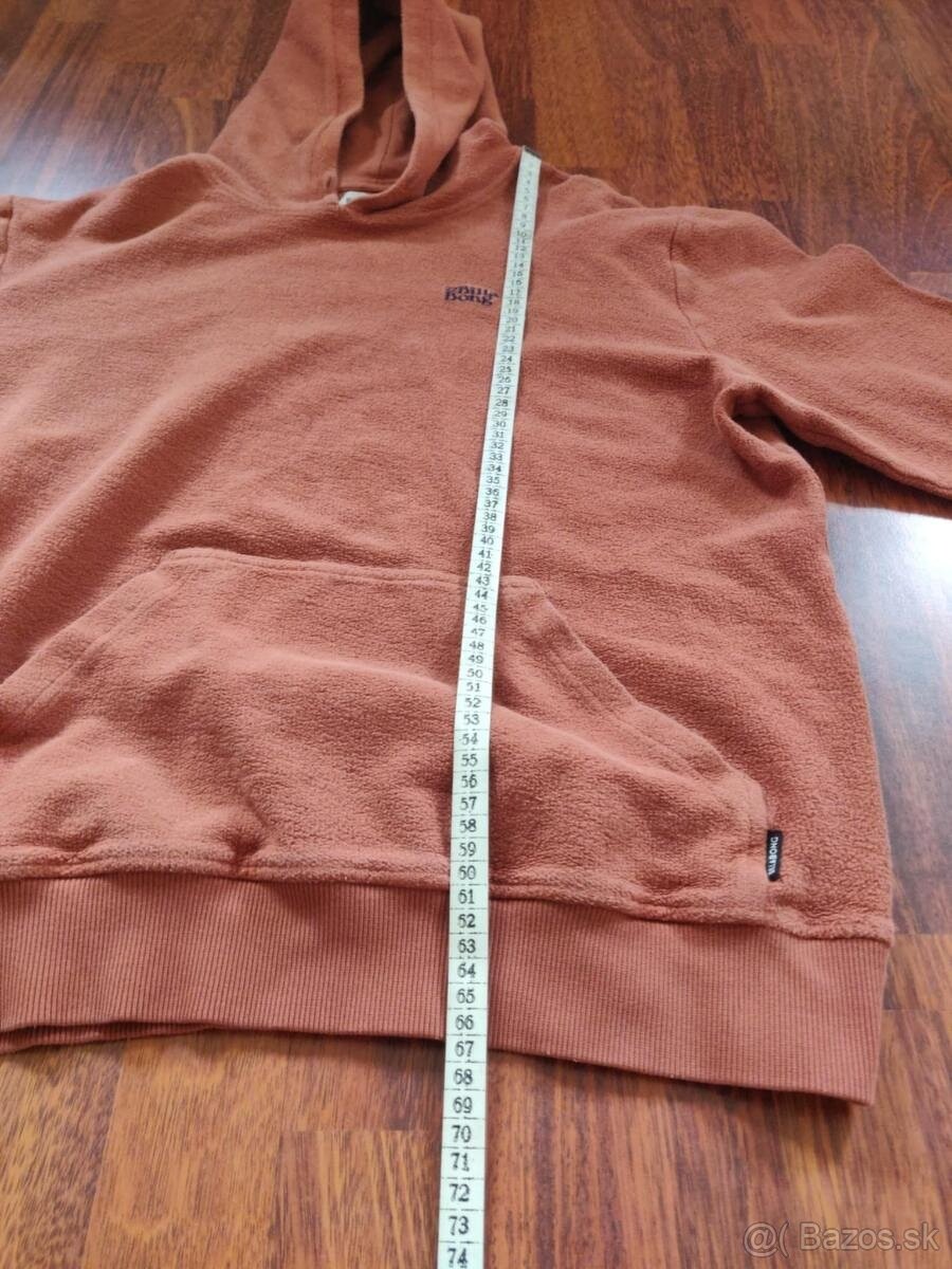 Billabong mikina s kapucí – tmavě oranžová, vel. L - 8
