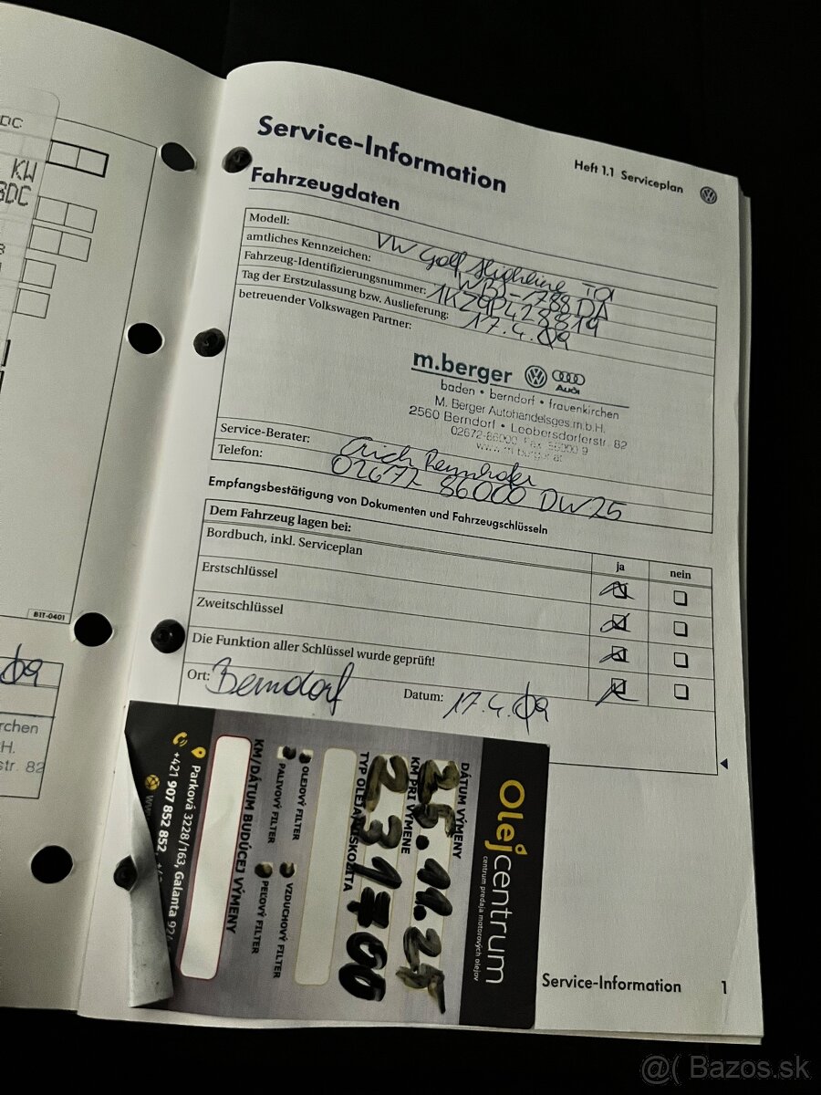 BMW E60 E90 Predám / vymením VW Golf 6 – 2.0 TDI 81 kW - 8