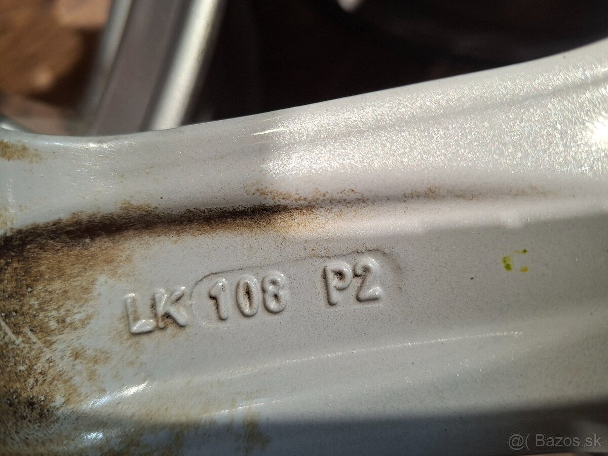 Predám hlinikové disky Peugeot/Citroen-R16 - 8