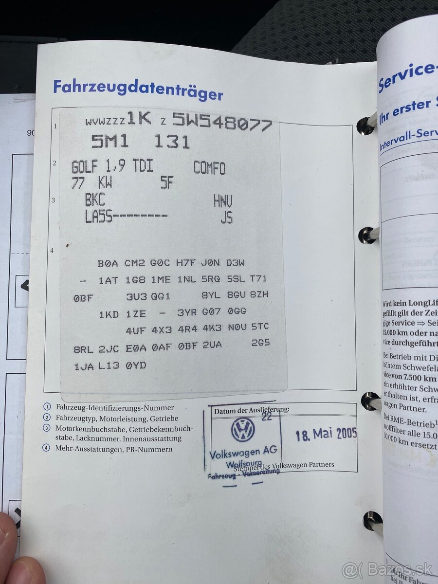 Volkswagen golf Plus 1,9TDI - 8