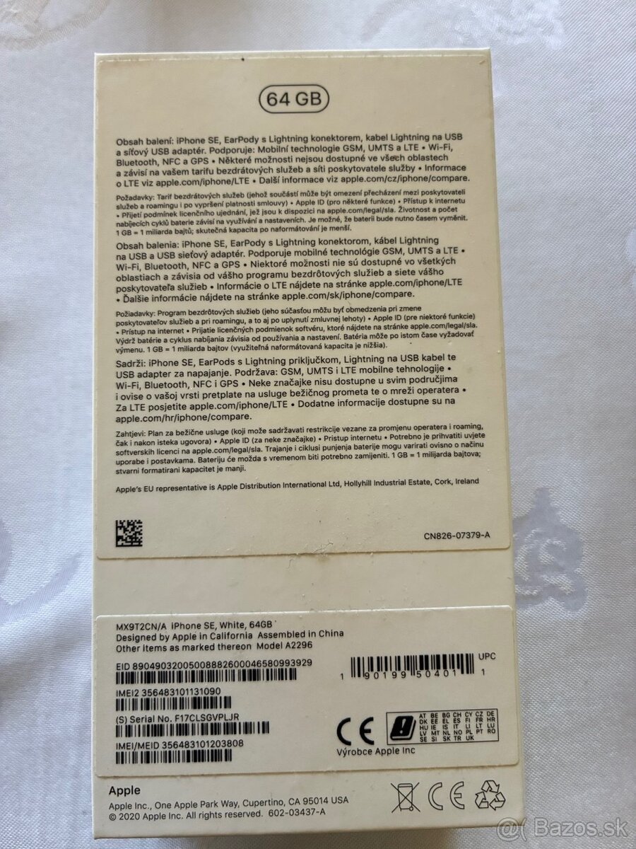 iPhone SE 64GB - 8