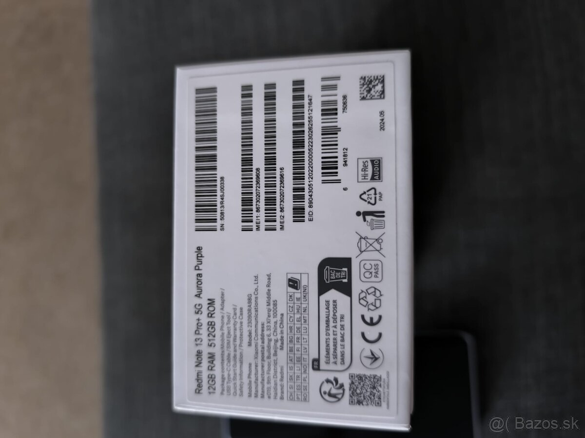 Xiaomi Redmi Note 13 Pro+ 5G 12GB/512GB - 8