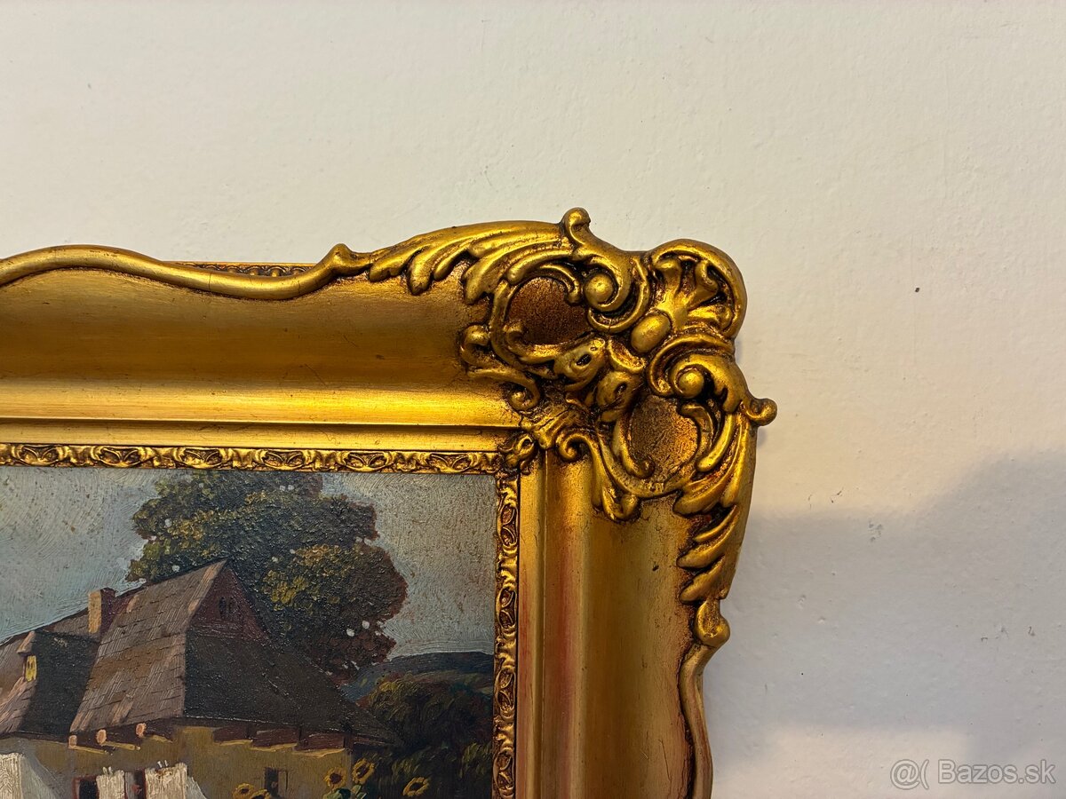 Olejomaľba na doske 2 - 8