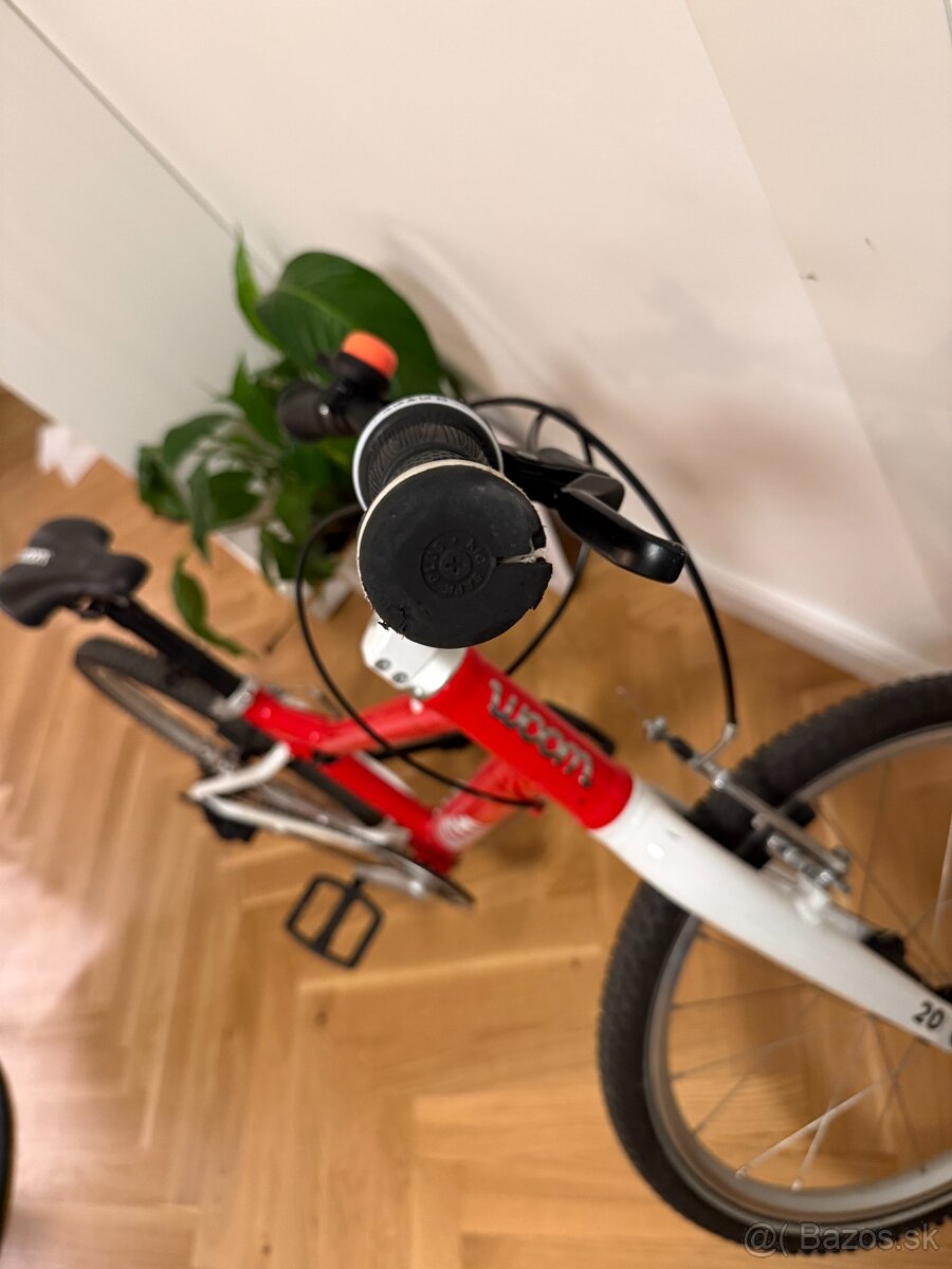 Detský bicykel woom 4, 20", červeno-biely - 8