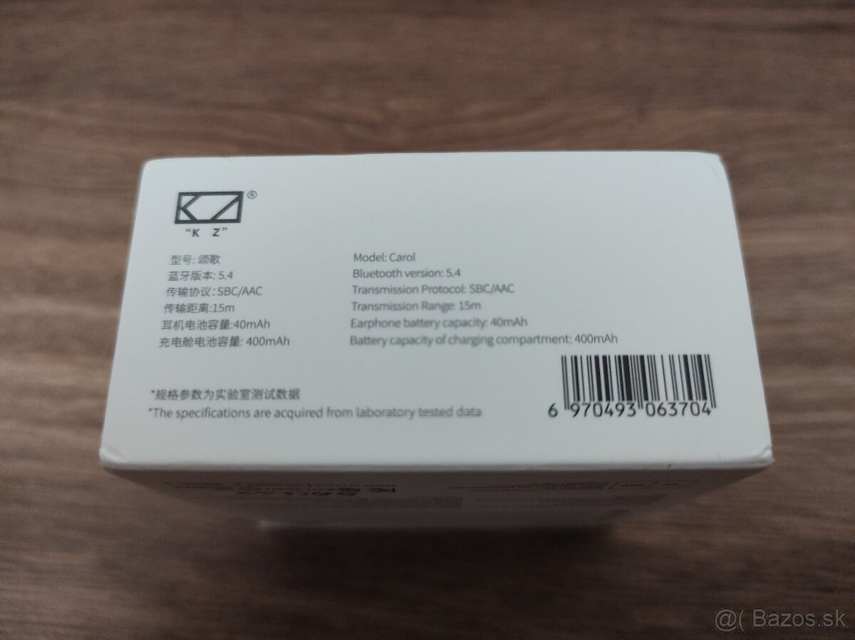 TWS slúchadlá do uší / in-ear - KZ CAROL - 8