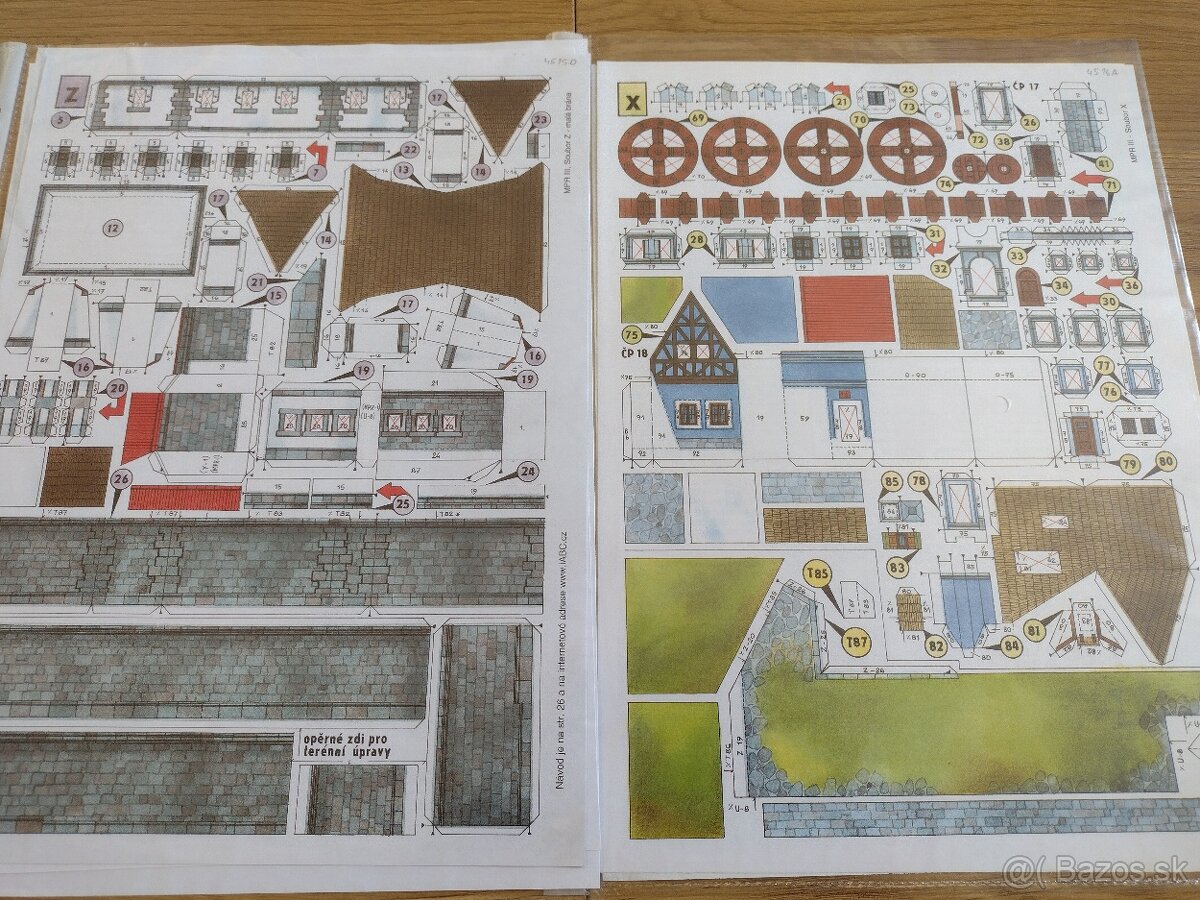 ABC papierový model Mestská pamiatková rezervácia 2 - 8