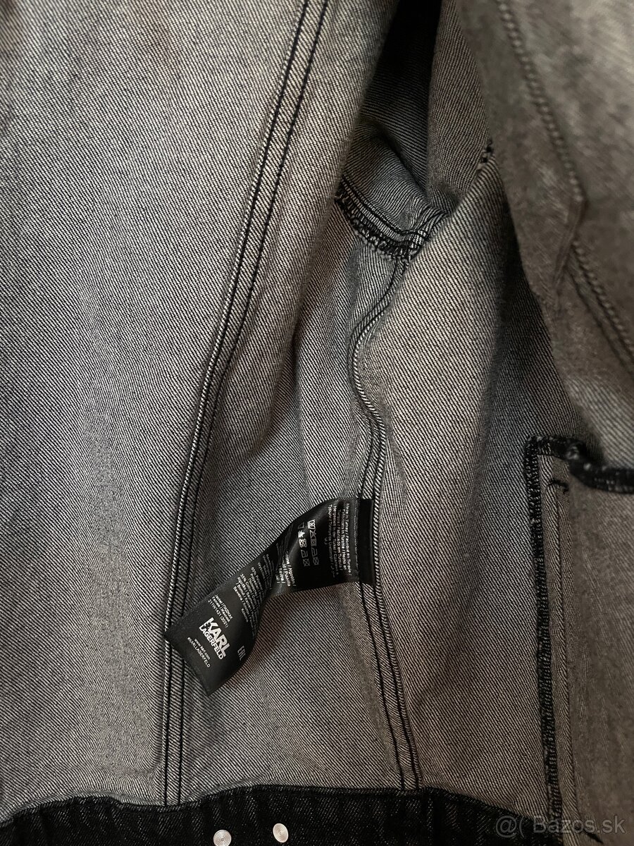 Karl Lagerfeld unisex riflova bunda originál - 8