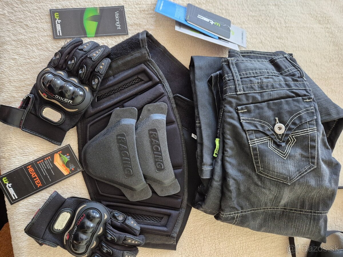 Damske rifle na moto, rukavice, bedrovy pas - 8