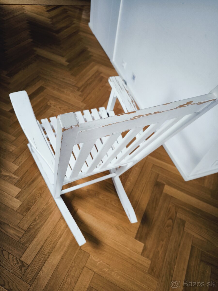 Hojdacie kreslo , drevené výška 110cm - 8