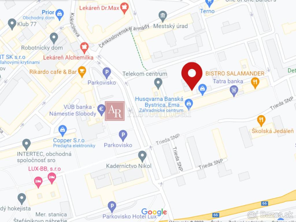 Na predaj: budovu/pozemok v centre, Námestie Slobody, B. Bys - 8