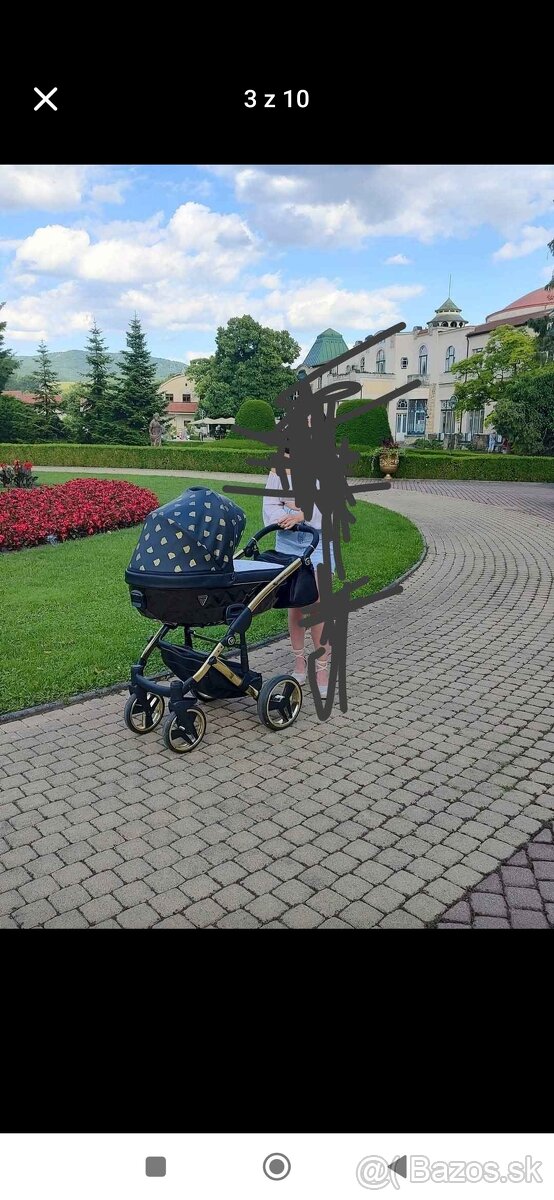 Kočík 3 kombinacia Junama diamond - 8