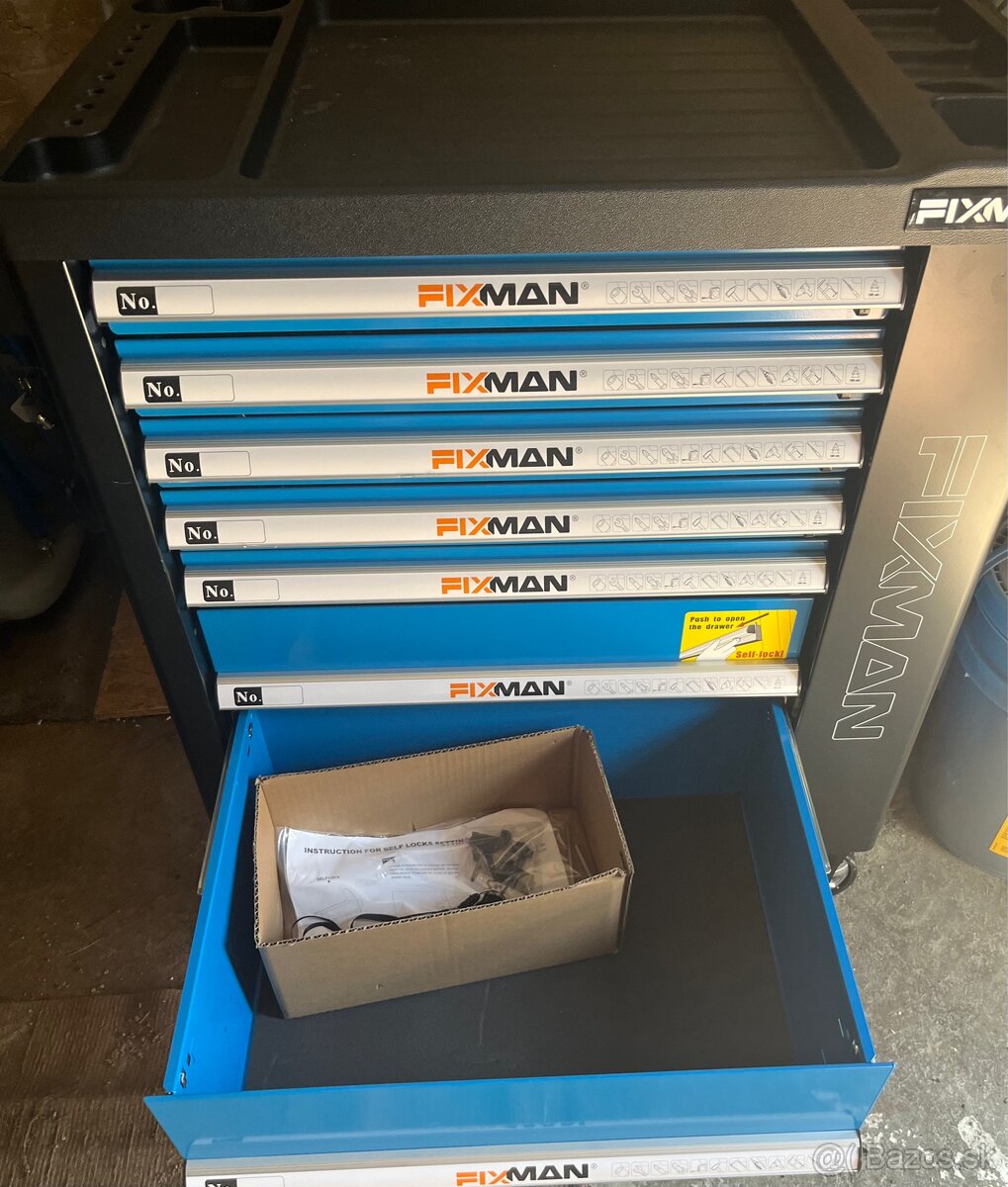 Montážny vozík Fixman F7 so 7 zásuvkami - 8