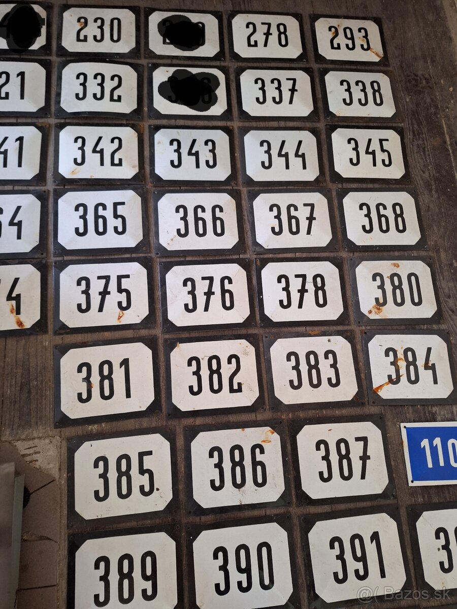 Smaltované čísla - 8