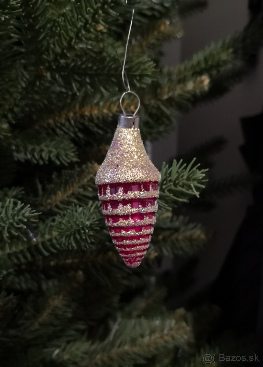 Retro ozdoby na vianočny stromček 11ks - 8