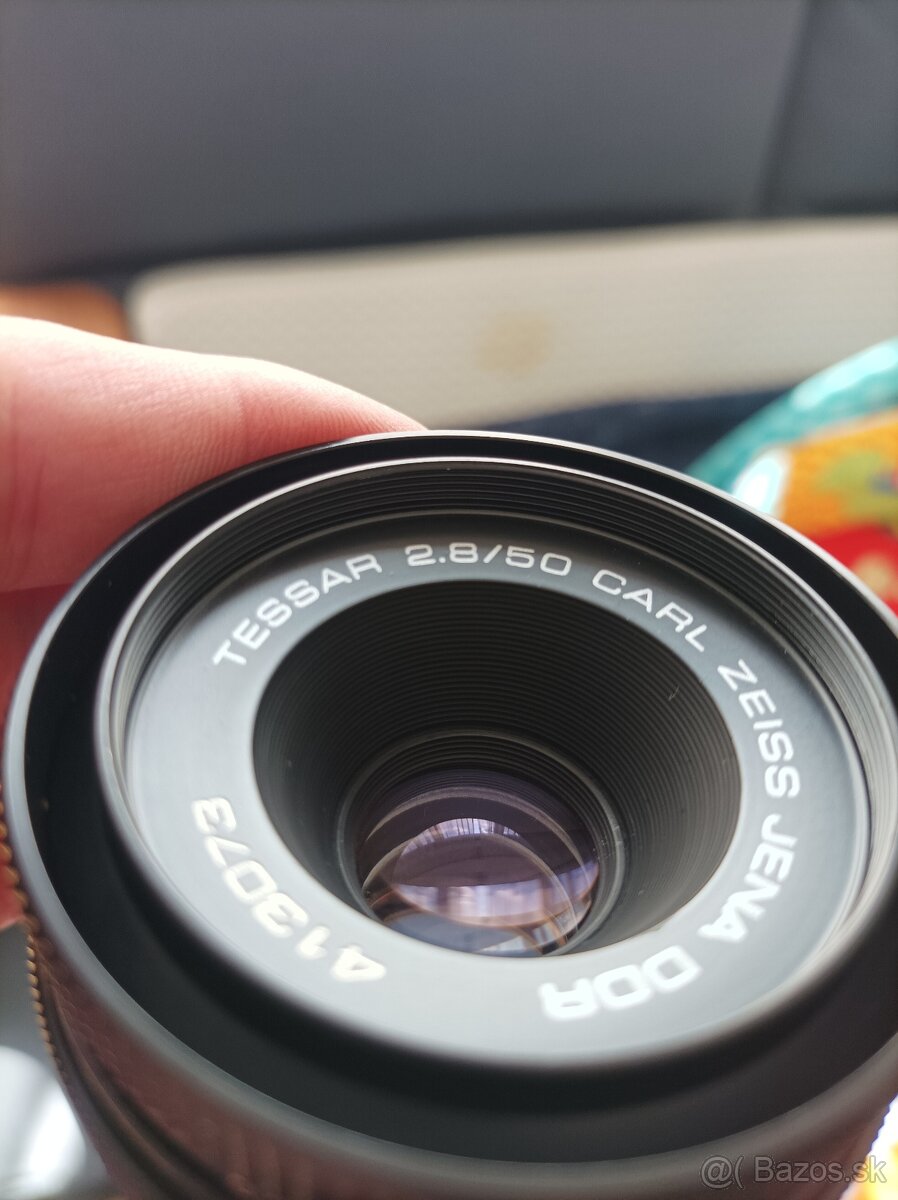 Tessar 50mm f2.8 Carl Zeiss Jena DDR, závit M42 - 8
