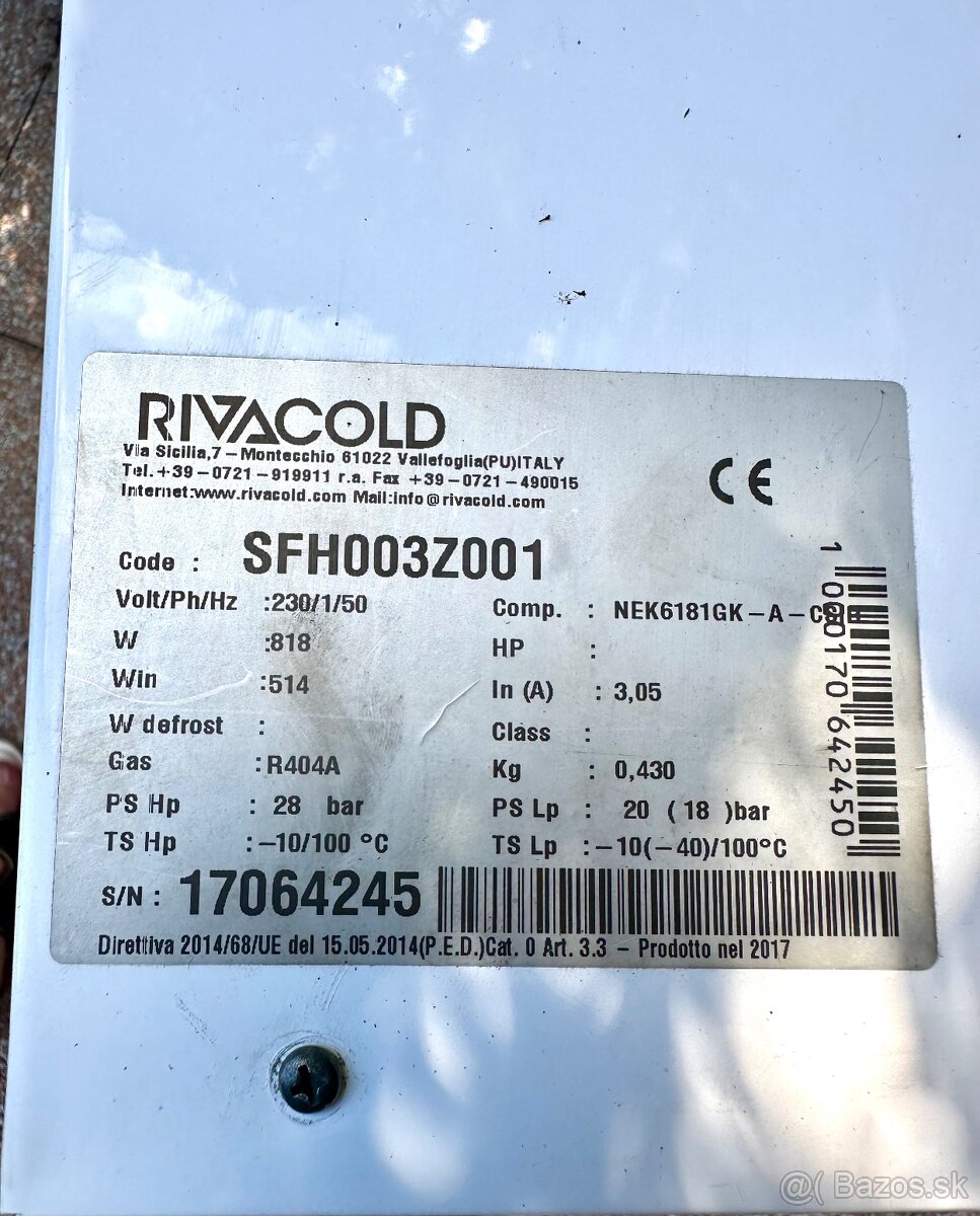 Rivacold-stropná klima.,reflektory,zásobník vzduchu Festo - 8