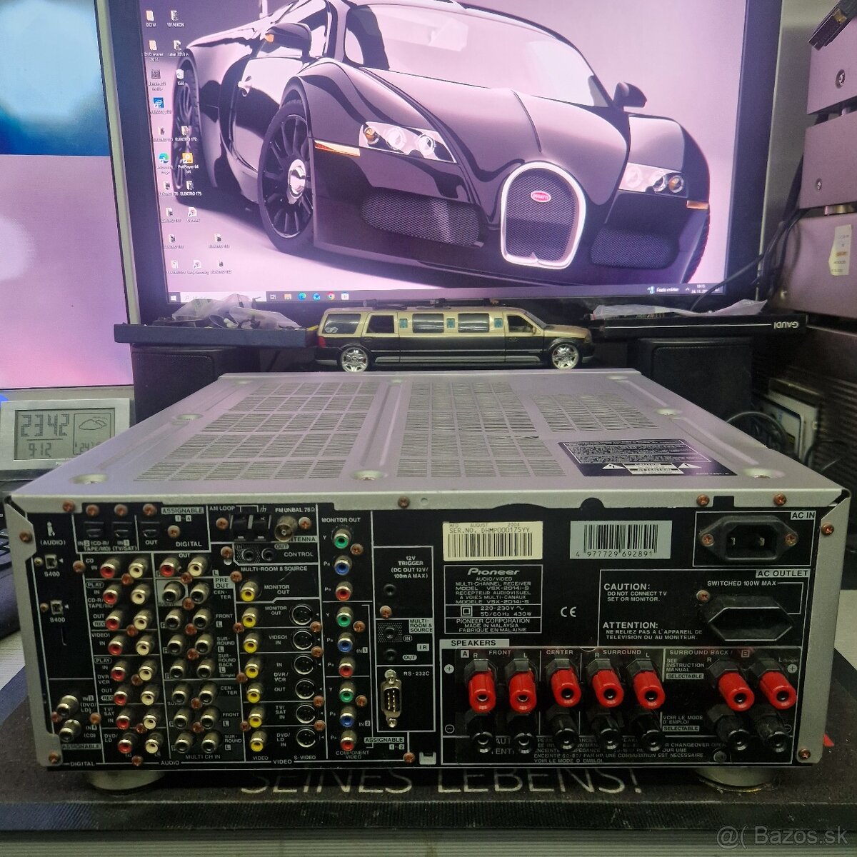 PIONEER VSX-2014i...AV receiver 7.1 , THX Surround EX... - 8