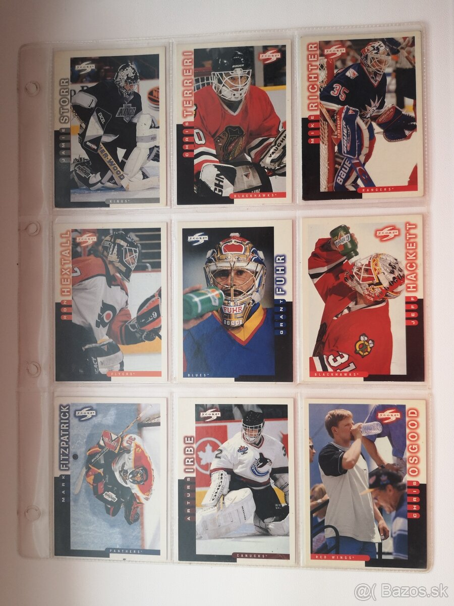 Hokejové kartičky brankári - 8