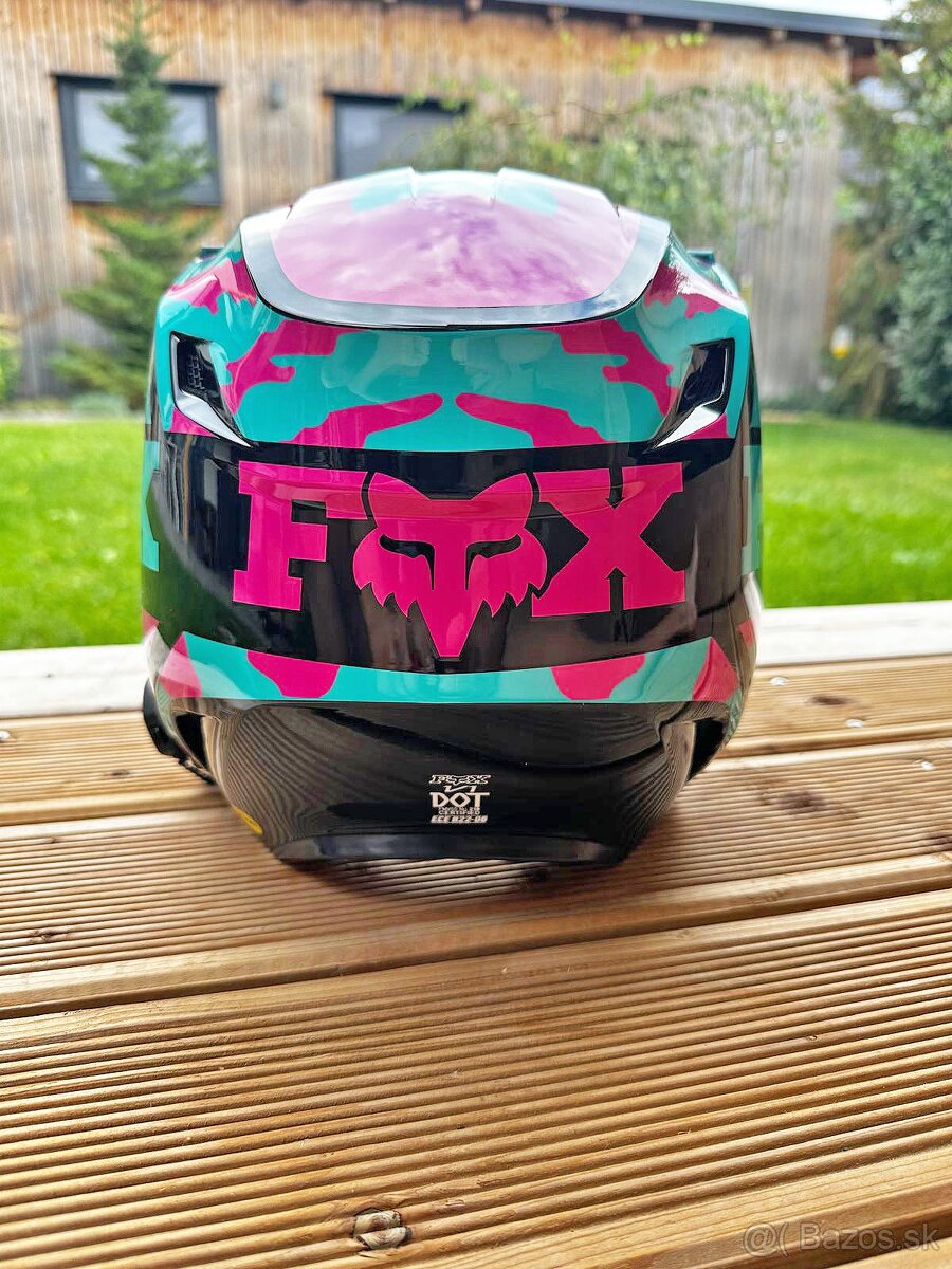 FOX prilba V1 Nuklr teal - 8