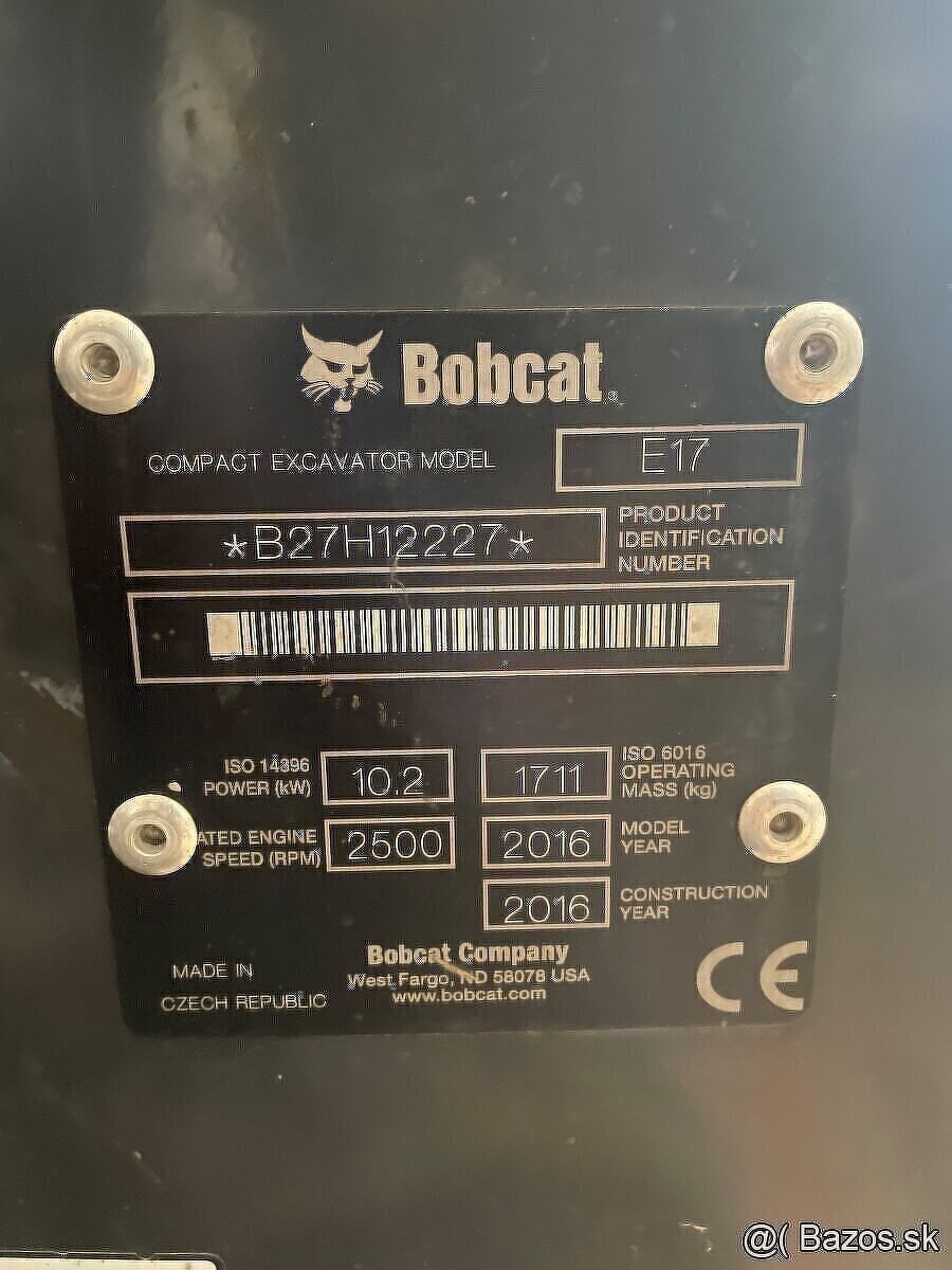 Minibager bobcat e17 - 8