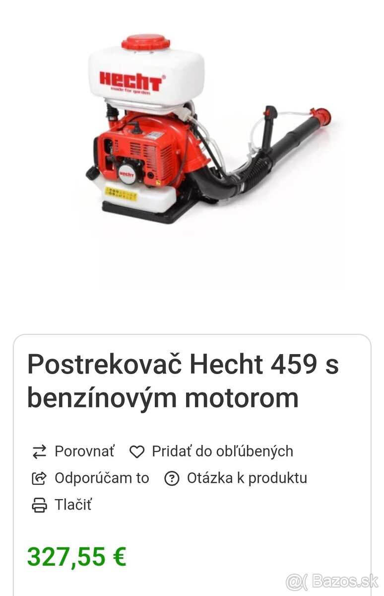 Hecht 459 benzínový - 8