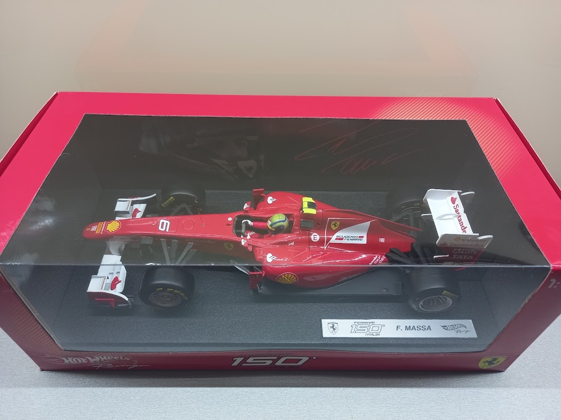 6x F1 FERRARI F10 F150 F2012 MASSA A ALONSO HOTWHEELS 1:18 - 8
