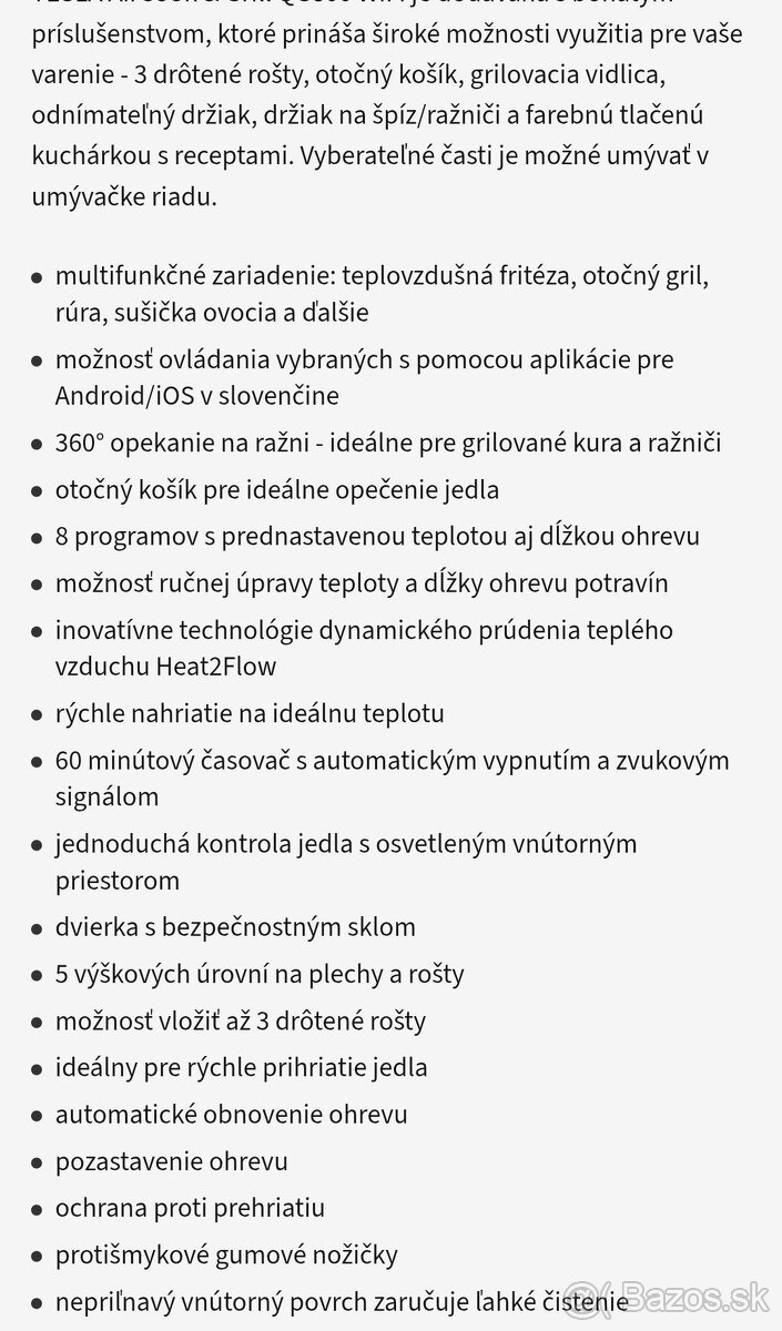 Teplovzdušná fritéza - 8