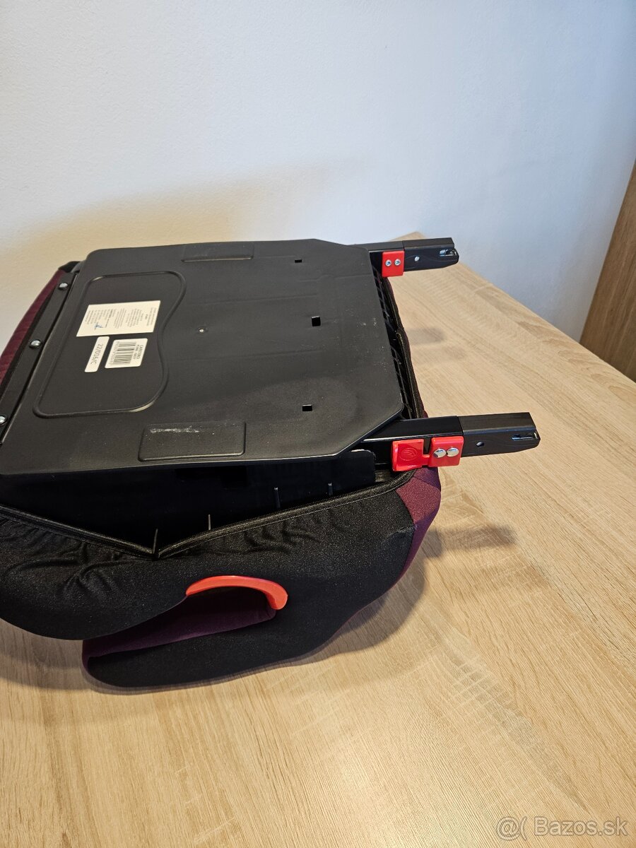 Autosedačka - podsedák CARETERO Isofix navy modrá + bordová - 8