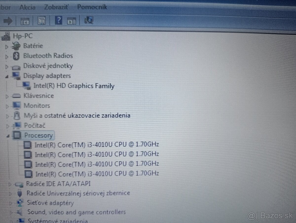 ntb HP probook 430 g1 / Intel core i3 / 8gb ram / Windows 7 - 8