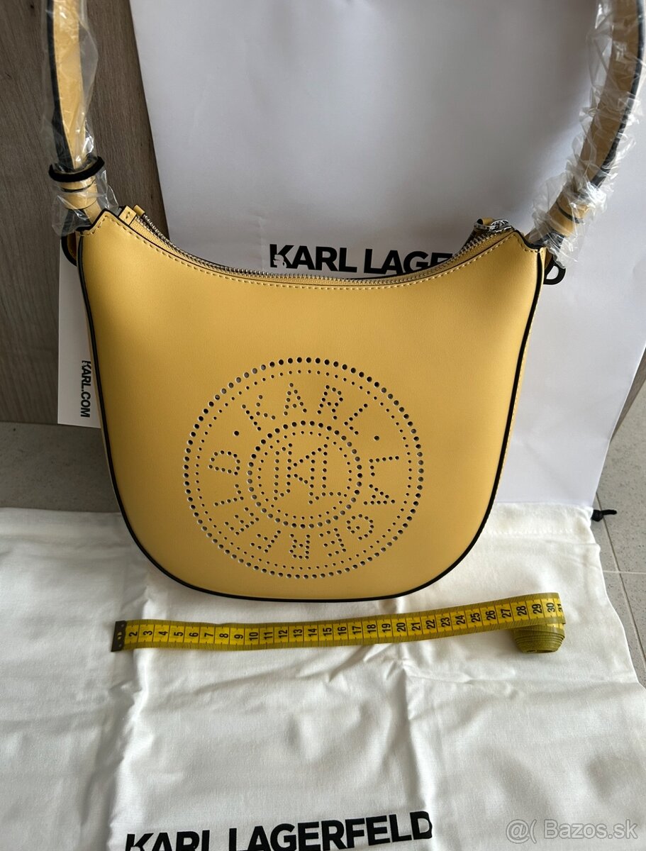 Karl Lagerfeld kabelka kožená originál circle - 8