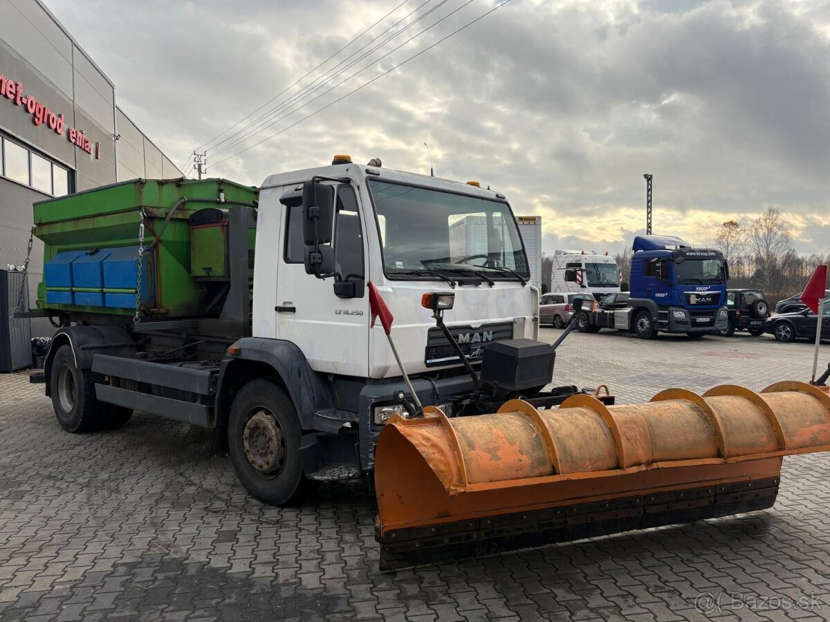 MAN LE 18.250 / TGM / HAKOVY / SOLARKA SCHMIDT / PŁUG - 8