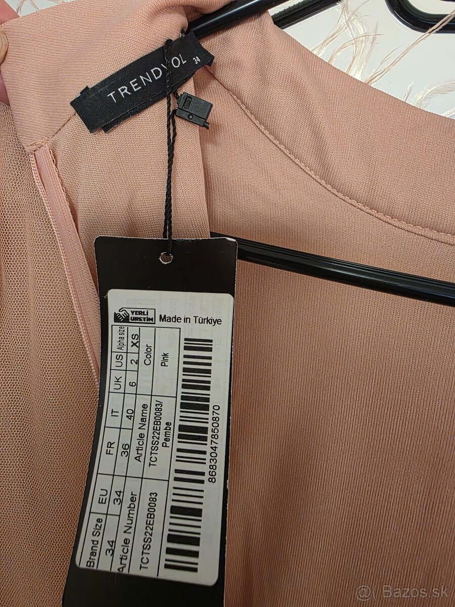 Spoločenské šaty ružové - 8