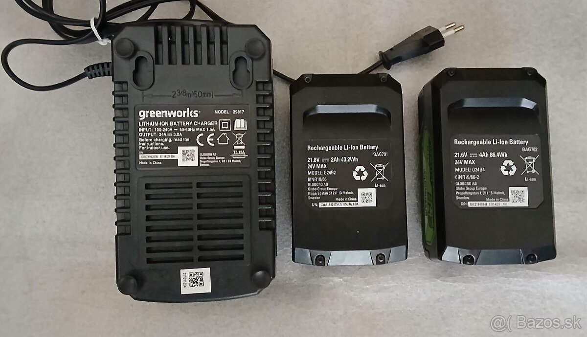 Akú kosačka Greenworks - 8