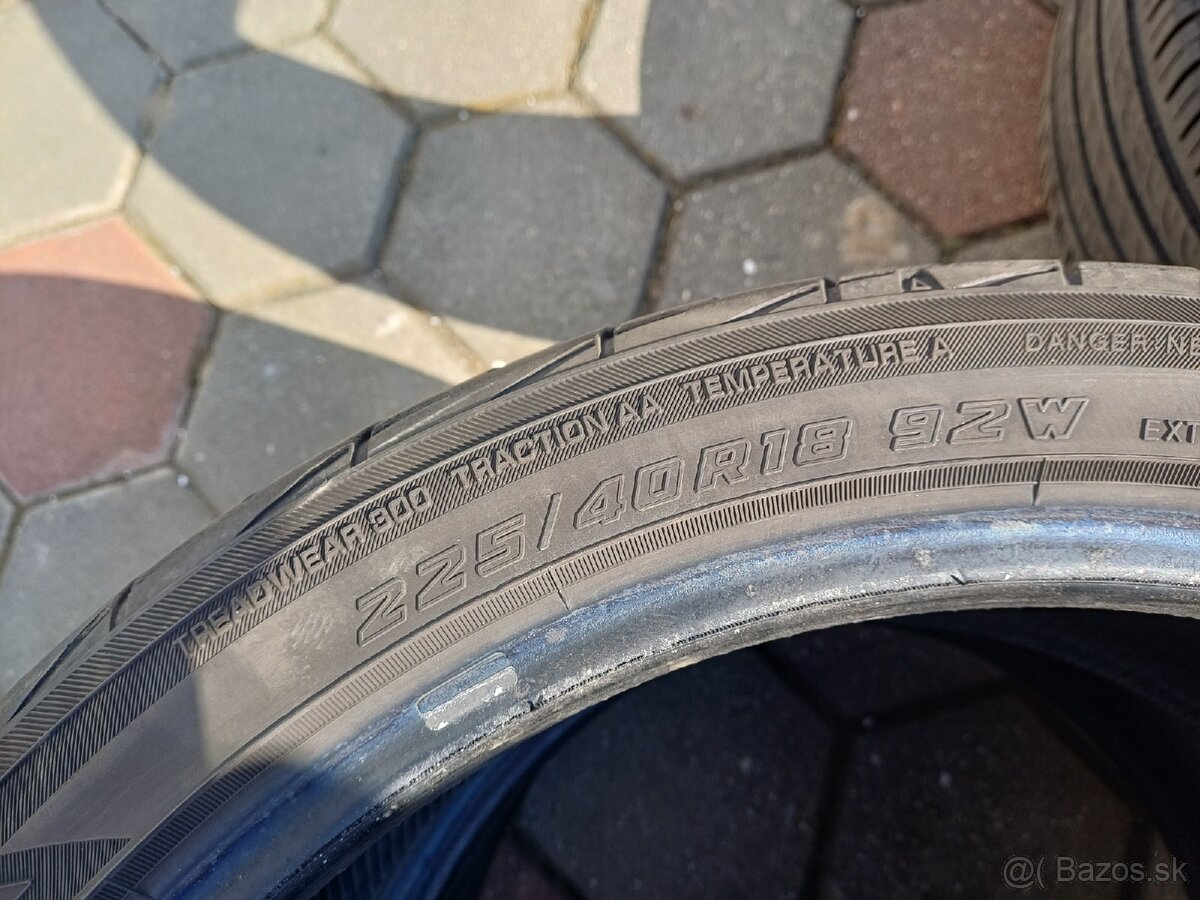 Letné pneumatiky 225/40 r18 - 8