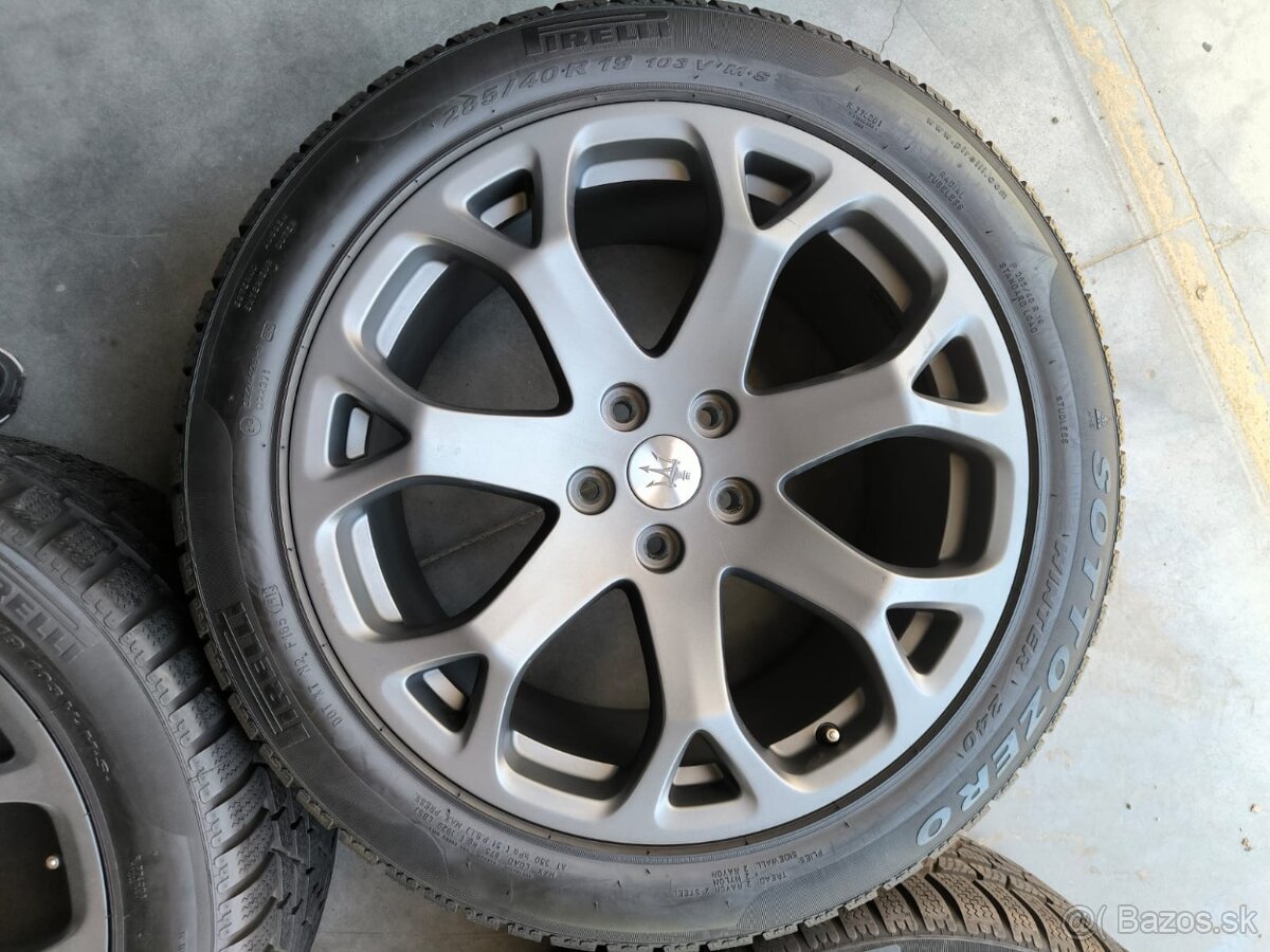 Maserati disky 19" + Pirelli Sottozero — zimný komplet - 8