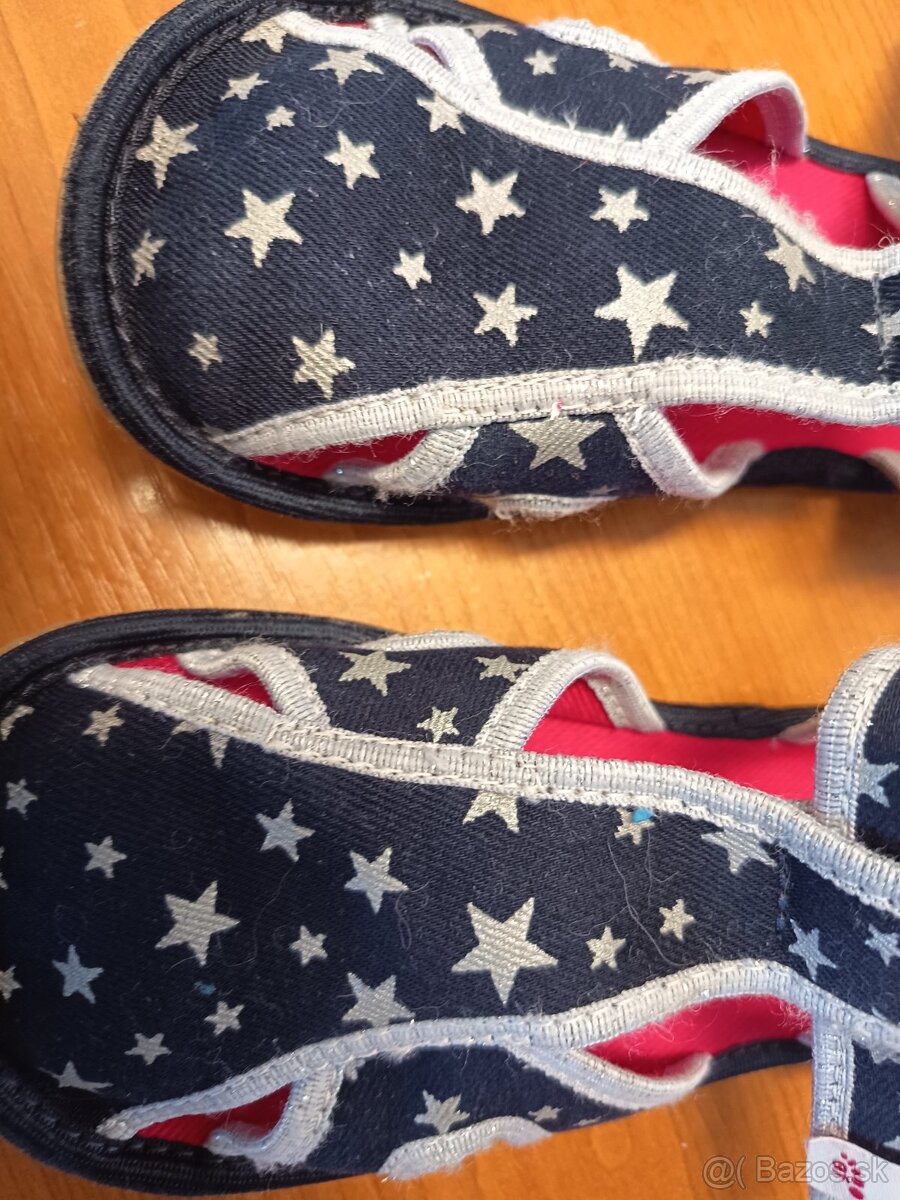 Barefoot papučky EF386 Stars - 32 - 8