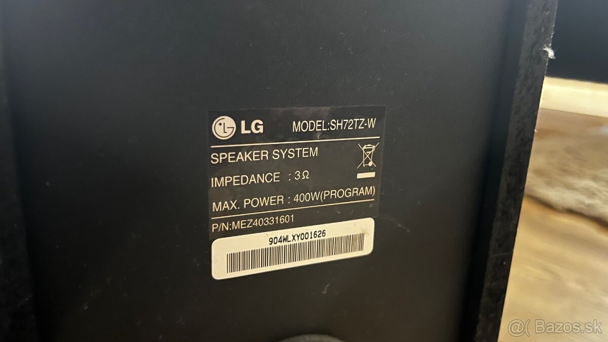 Domace kino 5.1 LG HT762TZ - 8