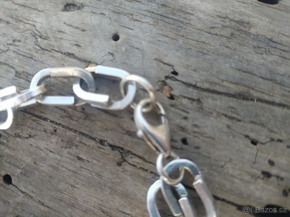 Strieborná retiazka a náramok - ručná práce - PC 600€ - 8