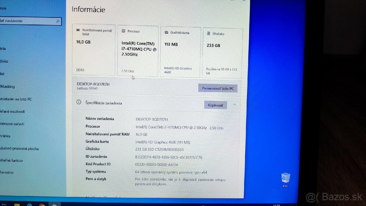 Dell Latitude E6540 - 8